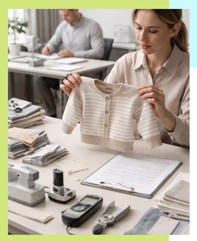 Сертификация детской одежды и текстильных изделий в Кольчугине