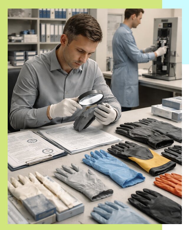 Сертификация перчаток и средств защиты продукции в Кольчугине