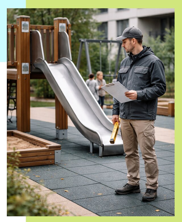 Сертификация детских площадок в Кольчугине от 25428 р. | Алешин-Кль