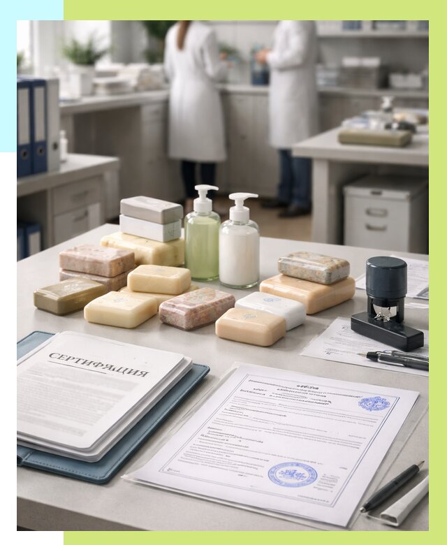Сертификация мыла и сертификат на мыло в Кольчугине от 12205 | Алешин-Кль