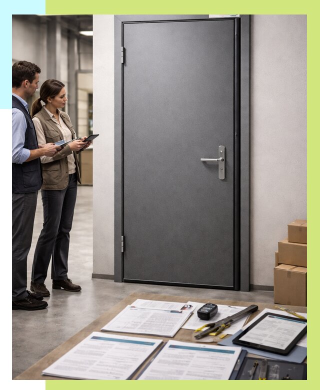 Сертификация противопожарных дверей в Кольчугине от 9154 р. | Алешин-Кль