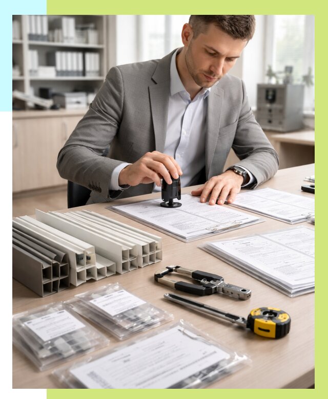 Сертификация ПВХ продукции в Кольчугине от 8645 р., Алешин-Кль