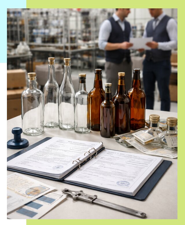 Сертификация стеклянных бутылок в Кольчугине от 25428 р. | Алешин-Кль
