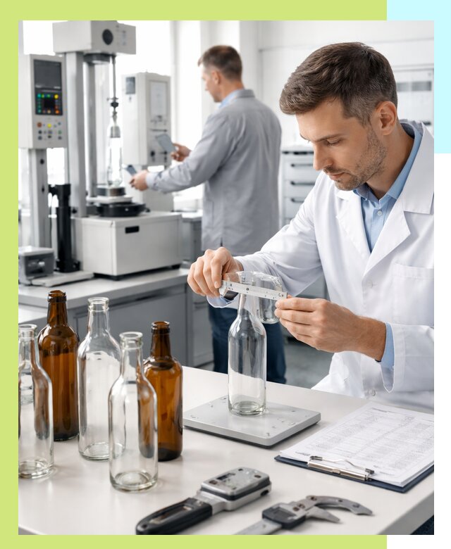 Сертификация стеклянных бутылок и сопутствующей упаковки в Кольчугине