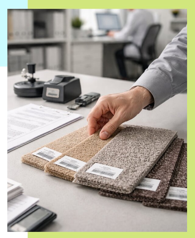 Сертификация ковролина в Кольчугине от 15257 р., Алешин-Кль