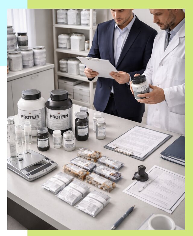 Сертификация спортивного питания в Кольчугине от 15257 р., Алешин-Кль