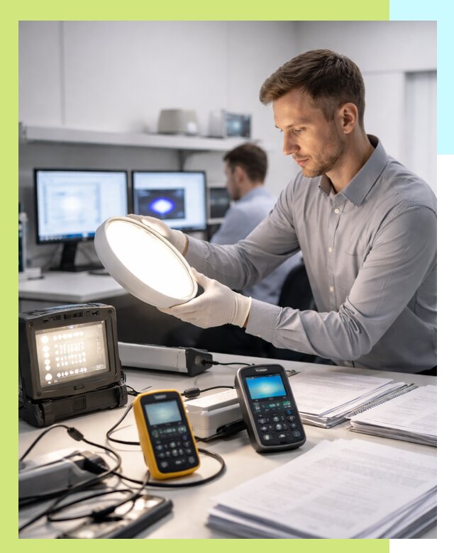 Сертификация светильников в Кольчугине: испытания и оформление