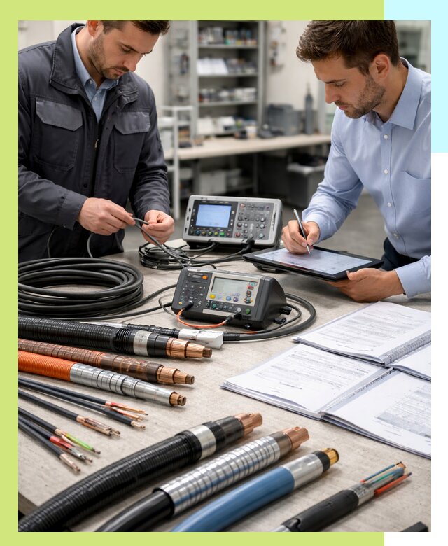 Сертификация кабеля и электропроводки в Кольчугине под ключ