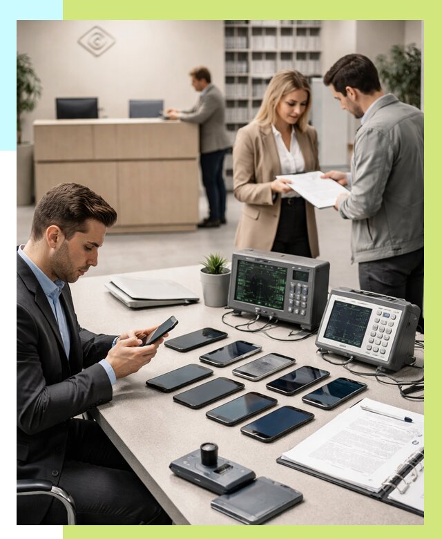 Сертификация телефонов в Кольчугине от 25428 р. под ключ | Алешин-Кль