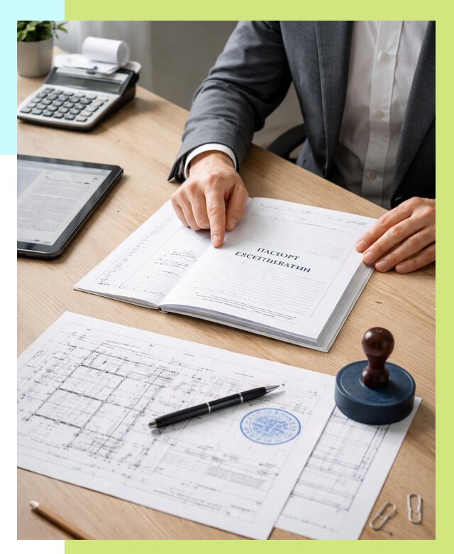 Паспорт эксплуатации в Кольчугине под ключ от 4577 р. Алешин-Кль