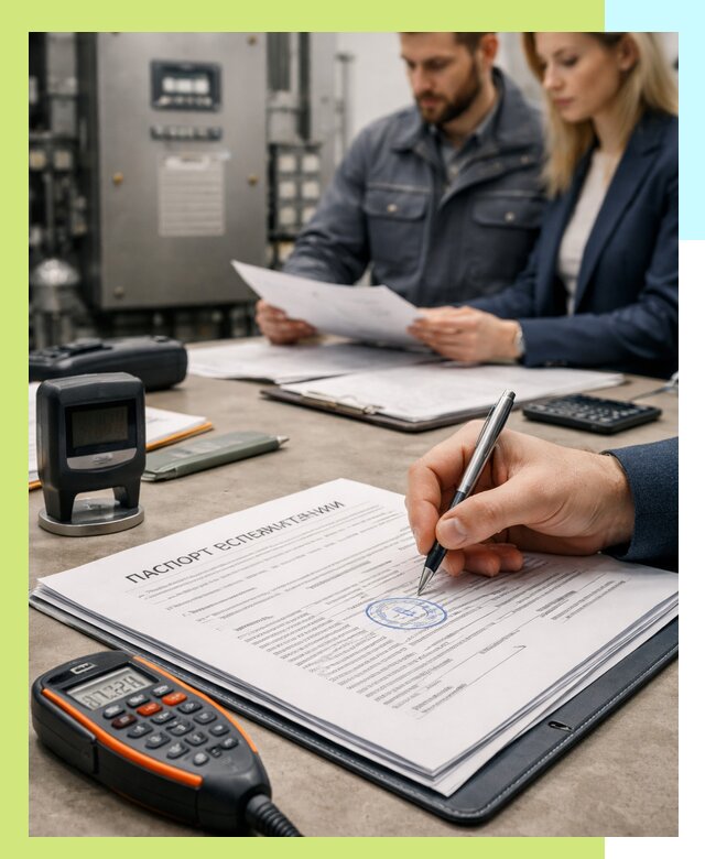 Оформление паспорта эксплуатации оборудования в Кольчугине