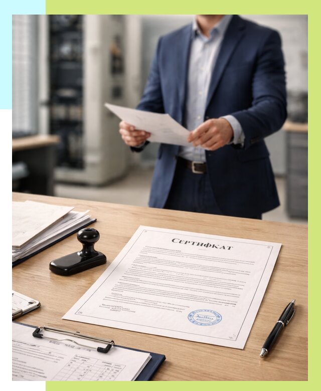 Сертификат на оборудование в Кольчугине от 15257 р. | Алешин-Кль