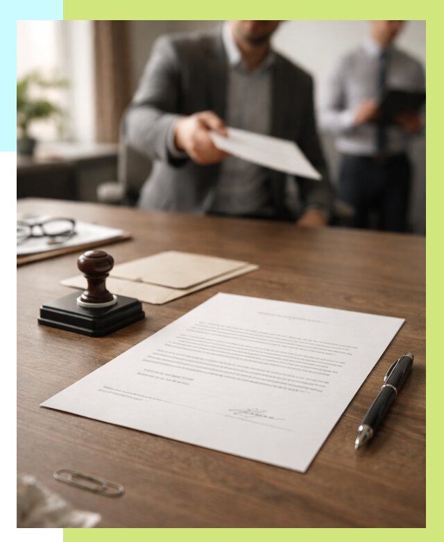 Отказное письмо по сертификации в Кольчугине от 3560 р. | Алешин-Кль