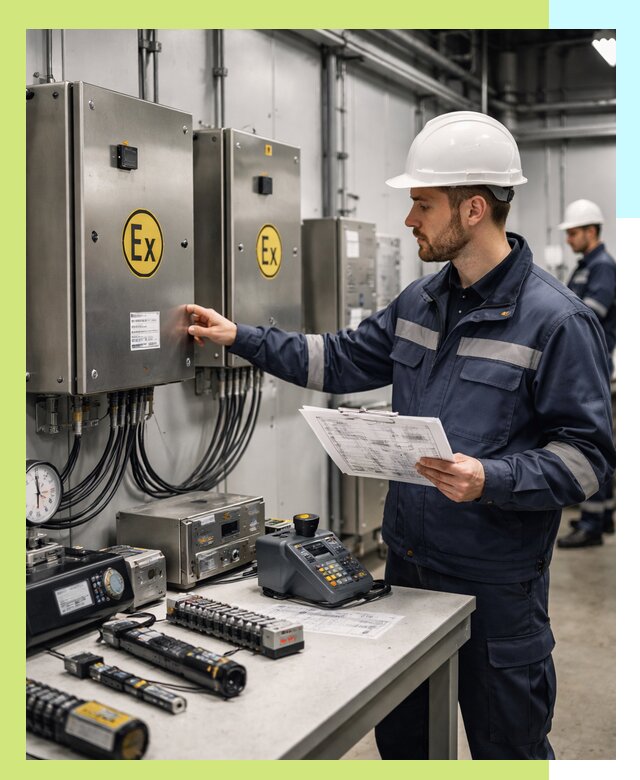 Сертификат взрывозащиты промышленного оборудования в Кольчугине