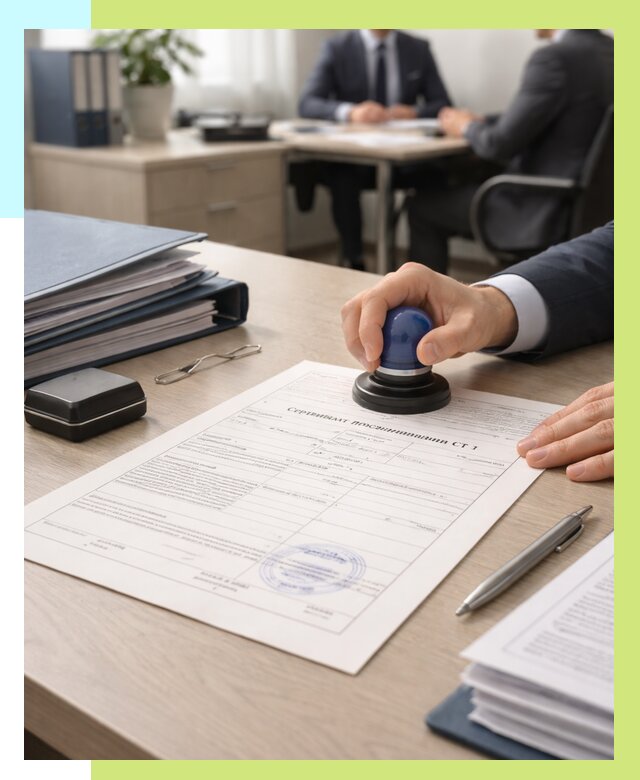 Сертификат происхождения СТ 1 в Кольчугине от 4577 р. | Алешин-Кль