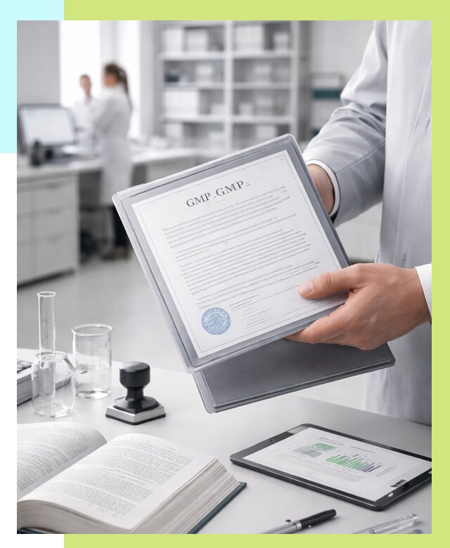 Сертификат GMP в Кольчугине под ключ от 86454 р. | Алешин-Кль