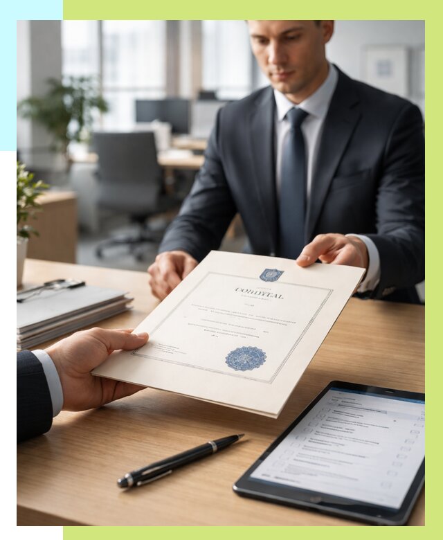 Сертификат ISO 30301 в Кольчугине от 35599 р. | Алешин-Кль - под ключ