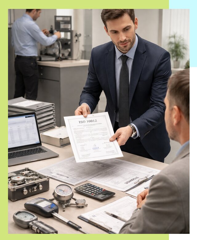 Выдача сертификата ISO 10012 по требованиям метрологии в Кольчугине