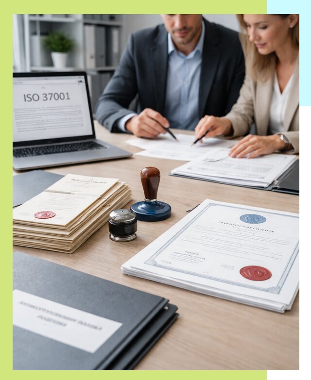Получение сертификата ISO 37001 по системе борьбы с коррупцией в Кольчугине