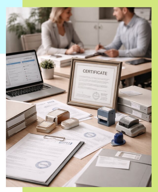 Сертификация компании в Кольчугине от 45770 р. | Алешин-Кль — заказ